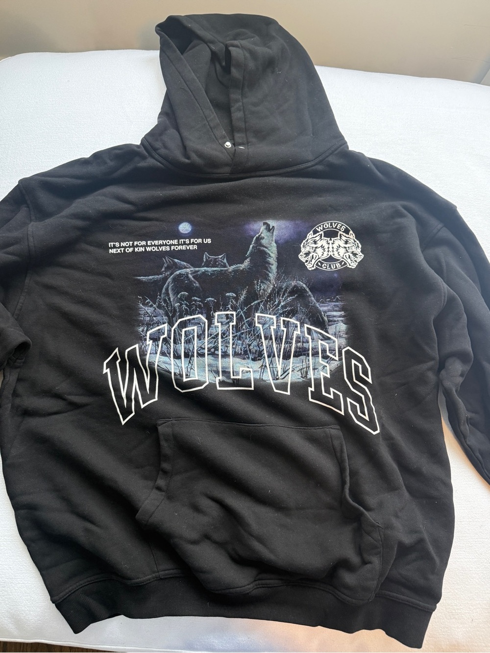 Darc Sport Black Wolves Graphic Hoodie